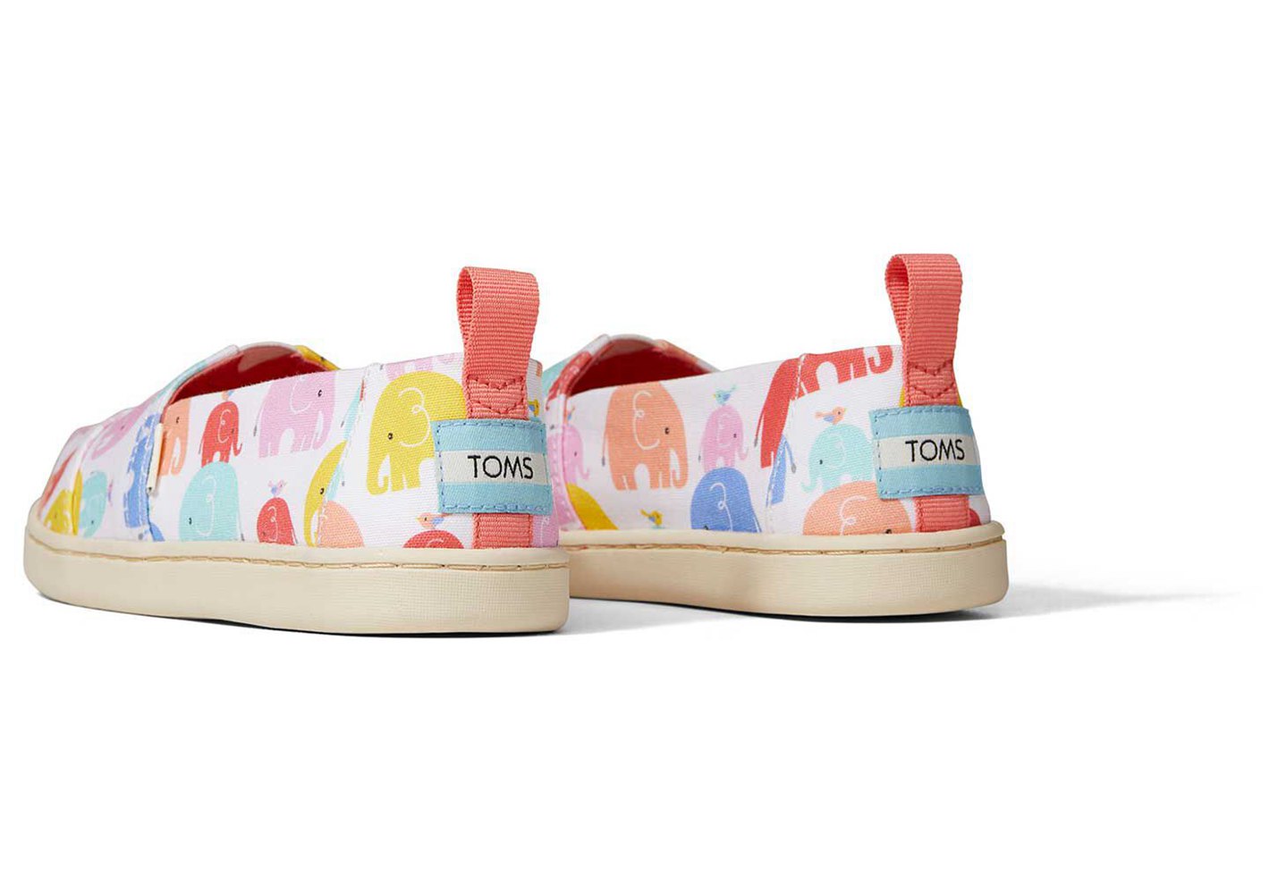 Toms Espadryle Dziecięce Kolorowe - Alpargata Youth Elephants - 06KBTOEJW